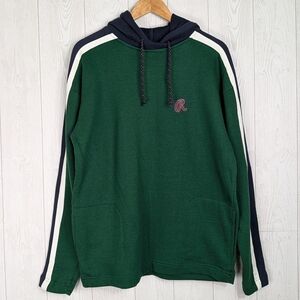 Rawlings Hoodie Sweatshirt Men's Size Medium New With Tags Green Navy Blue White